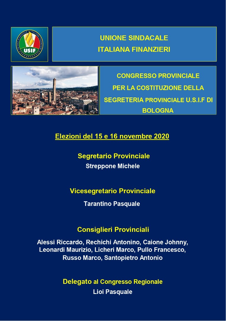 Congresso Provinciale Bologna